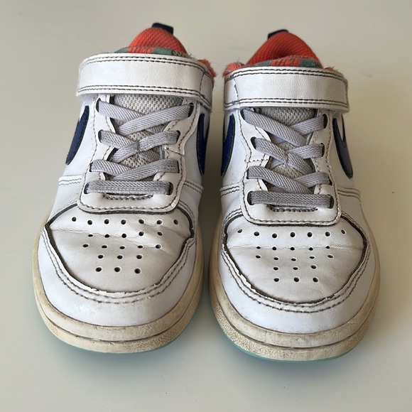 NIKE COURT BOROUGH LOW 2 PS 'WHITE DARK PURPLE DUST' - Picture 4 of 10